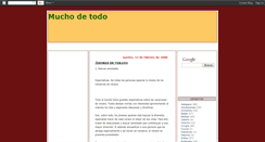 Desktop Screenshot of mucho-de-todo.blogspot.com