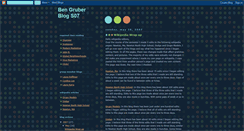 Desktop Screenshot of bengrubers07.blogspot.com