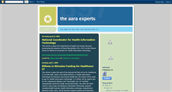 Desktop Screenshot of aaraexperts.blogspot.com