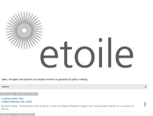 Tablet Screenshot of etoile-geopolitical.blogspot.com