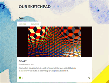 Tablet Screenshot of oursketchpad.blogspot.com