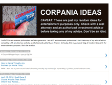 Tablet Screenshot of corpania.blogspot.com