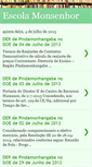 Mobile Screenshot of escolamonsenhorjja.blogspot.com