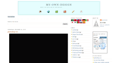 Desktop Screenshot of my-own-design.blogspot.com