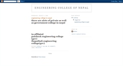 Desktop Screenshot of engineeringcollegenepal.blogspot.com
