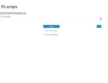 Tablet Screenshot of ffs-scripts.blogspot.com