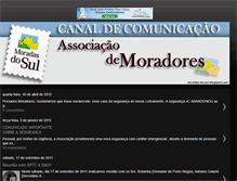 Tablet Screenshot of moradas-do-sul.blogspot.com