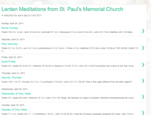 Tablet Screenshot of lentenreflect2011.blogspot.com