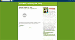 Desktop Screenshot of lookwhosturningonetoday10182007.blogspot.com