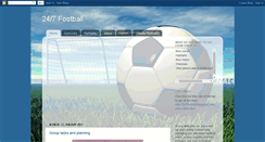 Desktop Screenshot of 247football.blogspot.com