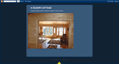 Desktop Screenshot of 4seasoncottage.blogspot.com