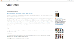 Desktop Screenshot of coders-view.blogspot.com