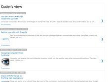 Tablet Screenshot of coders-view.blogspot.com