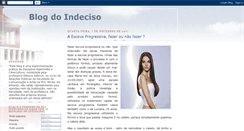 Desktop Screenshot of blogdoindeciso.blogspot.com