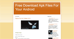 Desktop Screenshot of apkmobileandroid.blogspot.com
