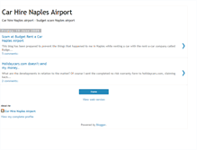 Tablet Screenshot of car-hire-naples-airport.blogspot.com