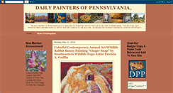 Desktop Screenshot of dailypaintersofpennsylvania.blogspot.com