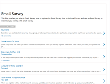 Tablet Screenshot of emailsurvey.blogspot.com