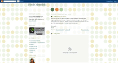 Desktop Screenshot of nicole-meredith.blogspot.com