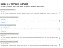 Tablet Screenshot of desperateprincessdubai.blogspot.com