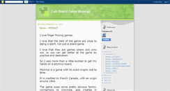 Desktop Screenshot of calsboardgamemusings.blogspot.com
