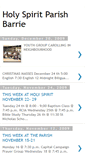 Mobile Screenshot of holyspiritbarrie.blogspot.com