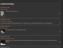 Tablet Screenshot of ccschronicles.blogspot.com