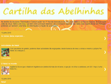 Tablet Screenshot of cartilhadasabelhinhas.blogspot.com
