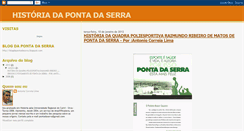 Desktop Screenshot of historicodapontadaserra.blogspot.com