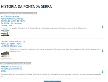 Tablet Screenshot of historicodapontadaserra.blogspot.com