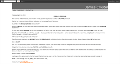 Desktop Screenshot of jamescrystal.blogspot.com