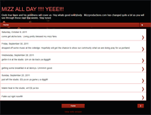 Tablet Screenshot of mizzproductions.blogspot.com