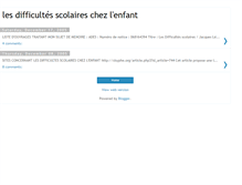 Tablet Screenshot of difficultesscolaireschezlenfant.blogspot.com
