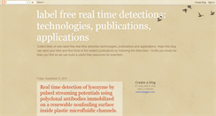 Desktop Screenshot of label-free-detections.blogspot.com