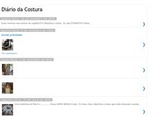 Tablet Screenshot of diariodacostura.blogspot.com