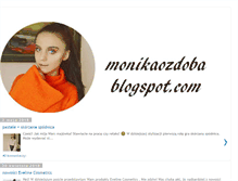 Tablet Screenshot of monikaozdoba.blogspot.com