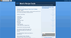 Desktop Screenshot of momsrecipecards.blogspot.com