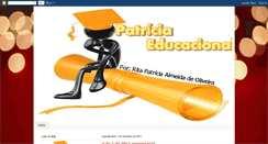 Desktop Screenshot of patriciaeducacional.blogspot.com