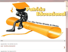 Tablet Screenshot of patriciaeducacional.blogspot.com