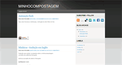 Desktop Screenshot of minhocompostagem.blogspot.com