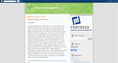 Desktop Screenshot of fortressevolvedrecordsmanagement.blogspot.com