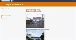 Desktop Screenshot of grupopublimovil.blogspot.com