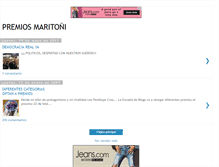 Tablet Screenshot of premiosmariatoni.blogspot.com