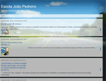 Tablet Screenshot of escolajoaopedreiro.blogspot.com