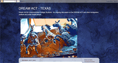 Desktop Screenshot of dreamacttexas.blogspot.com