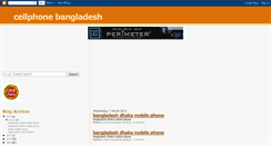 Desktop Screenshot of cellphonebangladesh.blogspot.com