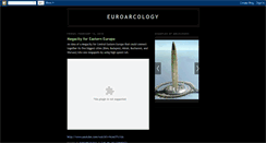 Desktop Screenshot of euroarcology.blogspot.com