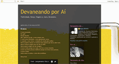 Desktop Screenshot of devaneandoporai.blogspot.com