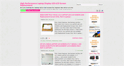 Desktop Screenshot of laptopdisplayled-lcdscreenreplacement.blogspot.com