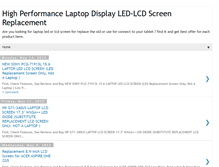 Tablet Screenshot of laptopdisplayled-lcdscreenreplacement.blogspot.com